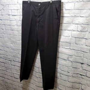 LEE Total Freedom Straight Fit Black Dress Pants